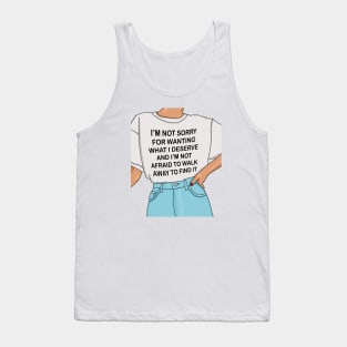 I'm not sorry Tank Top